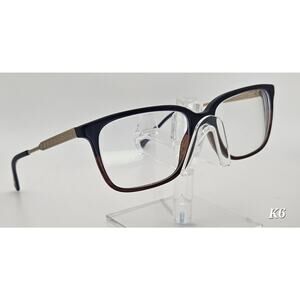 Versace MOD 3209 Eyeglass Frames Brown Rectangular Made in Italy 55-17-145